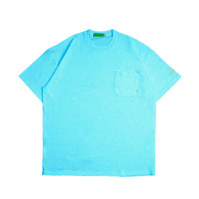 Paper New Heavy Tee - Soft Blue - Stencil