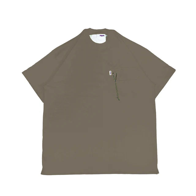 Paper Carabiner Tee - Brown