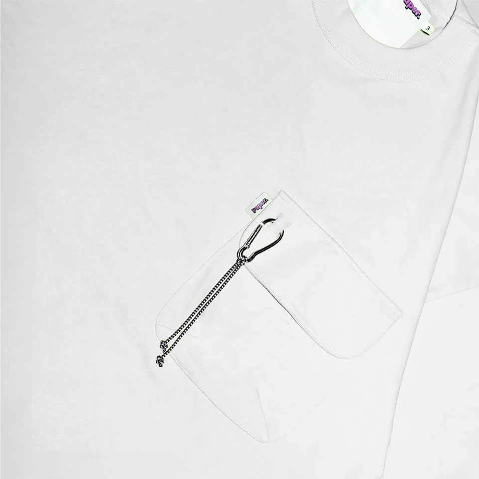 Paper Carabiner Tee - Misty