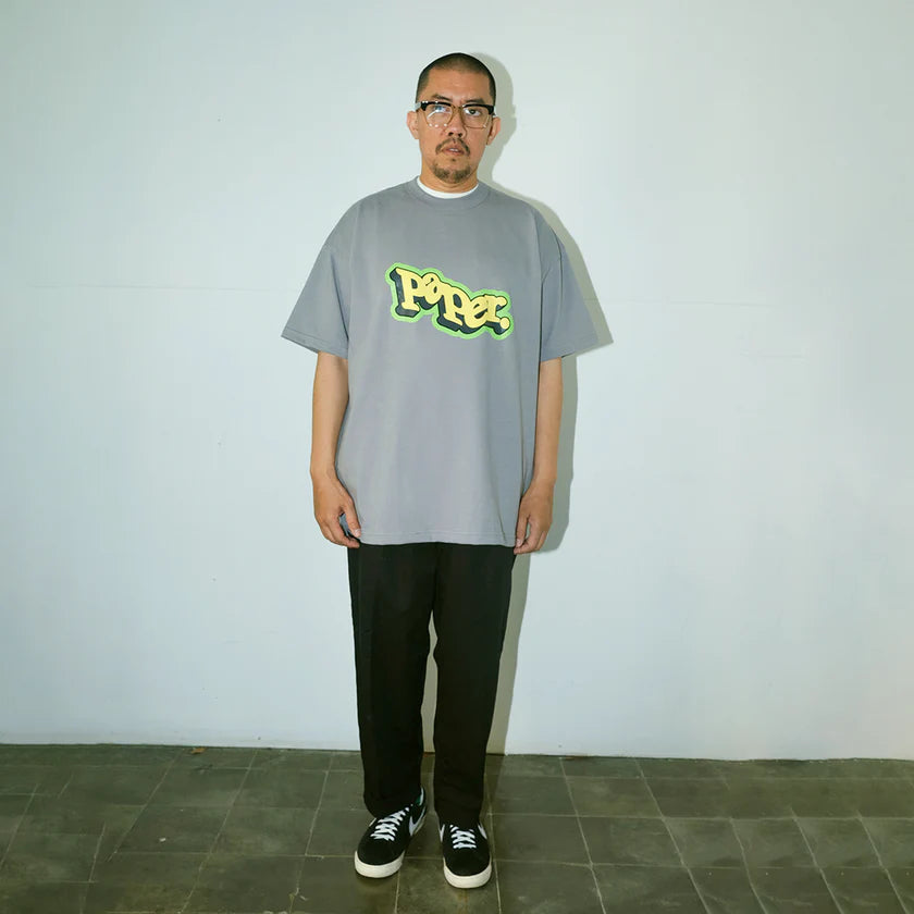 Paper Layout Tee - Grey