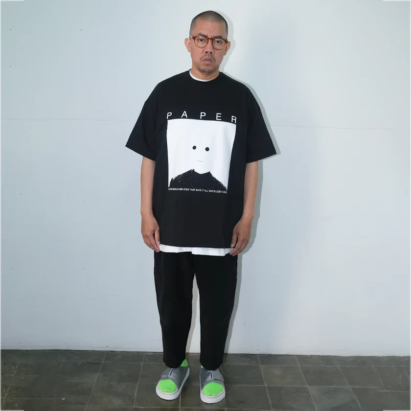 Paper Lost Control Tee - Black - Stencil