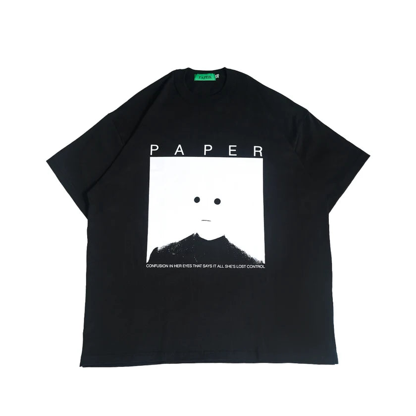 Paper Lost Control Tee - Black - Stencil