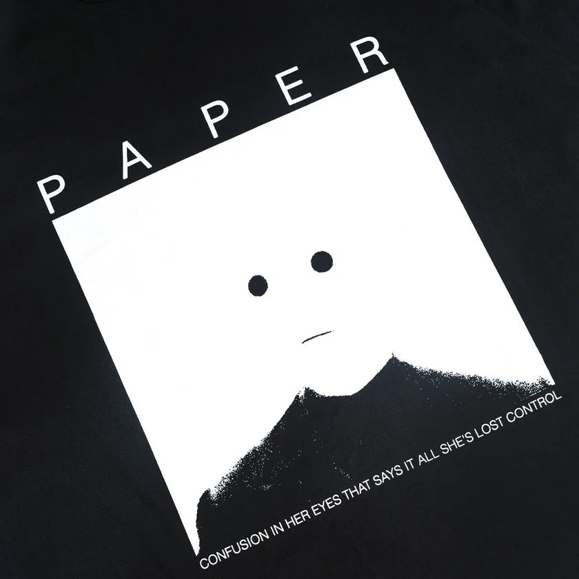 Paper Lost Control Tee - Black - Stencil