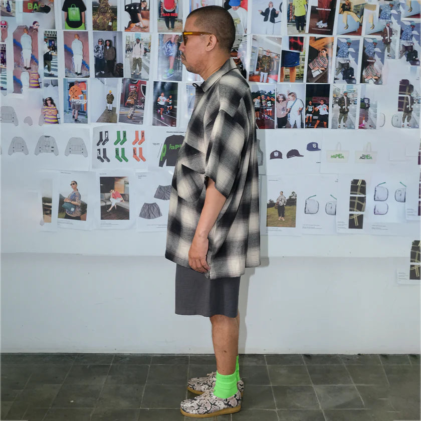 Paper Shatsu Flannel - Black