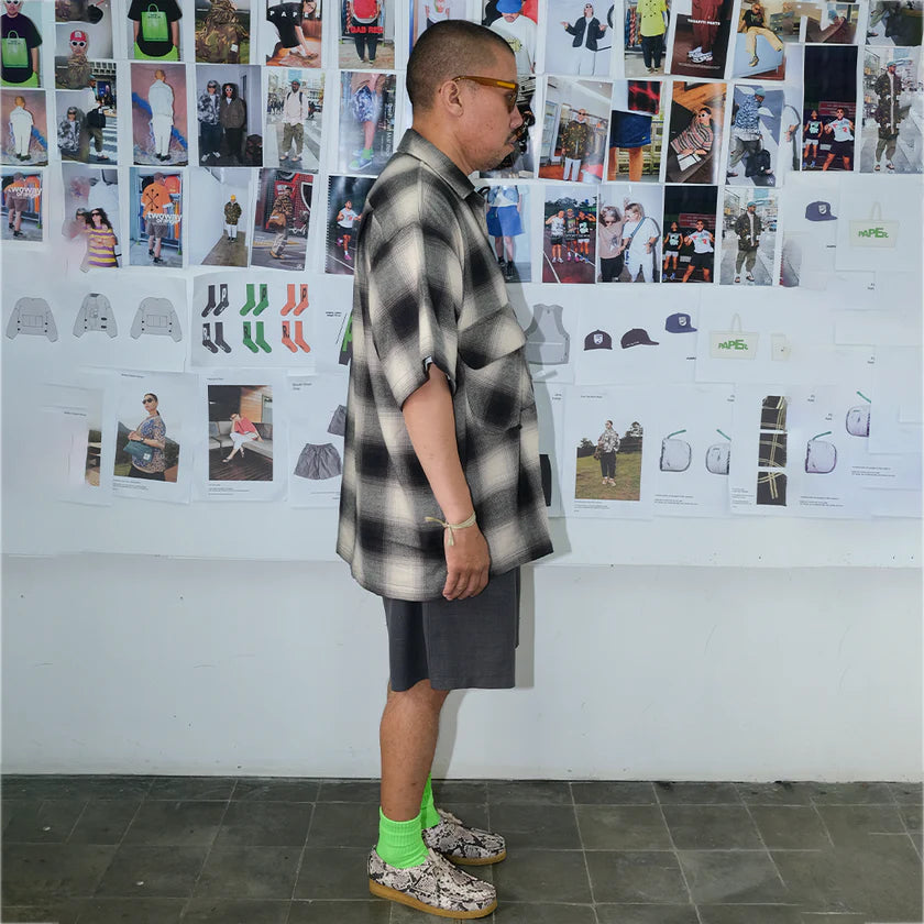 Paper Shatsu Flannel - Black