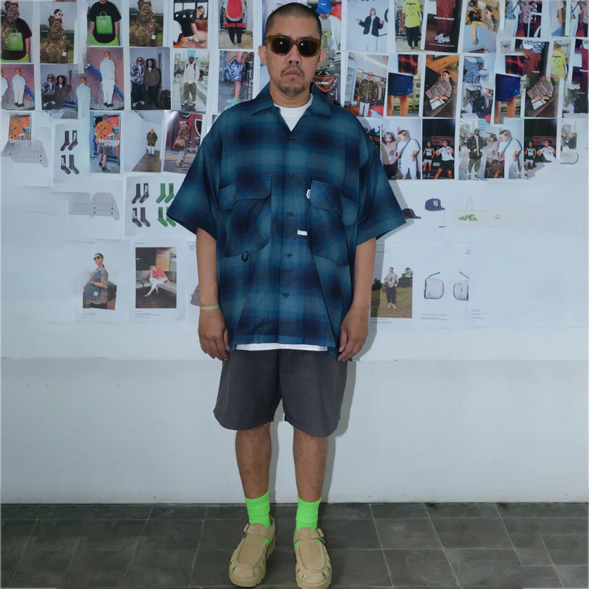 Paper Shatsu Flannel - Blue