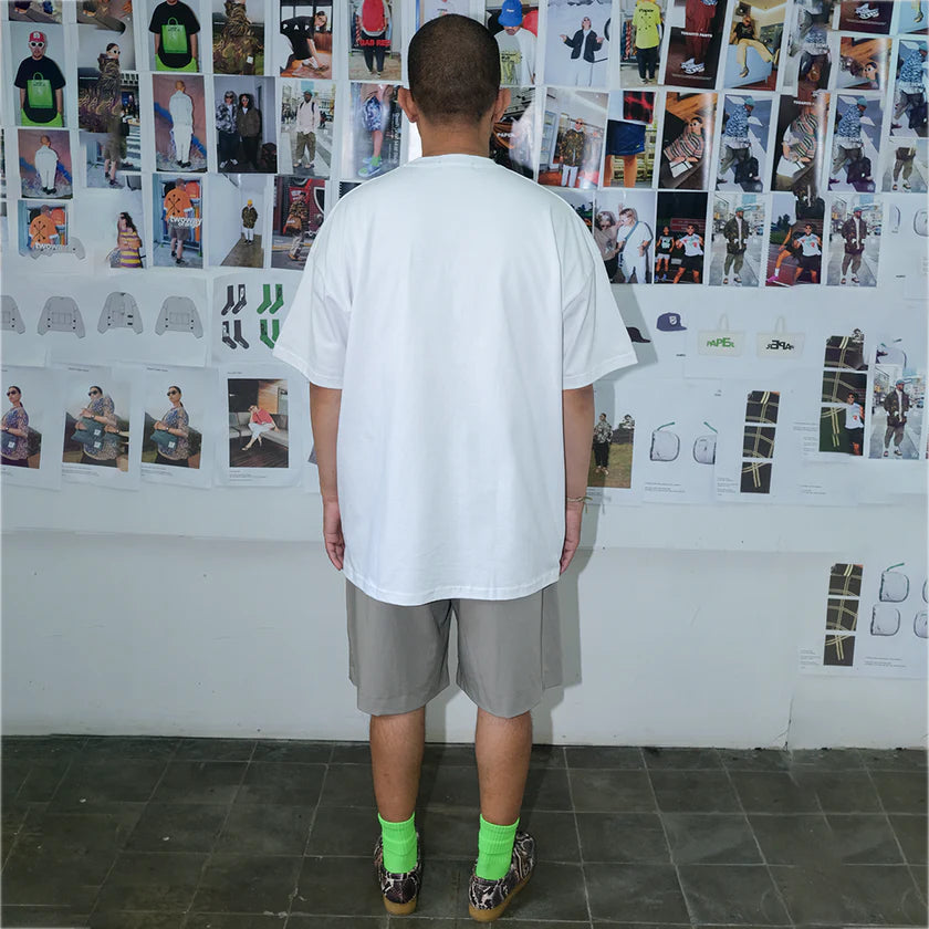 Paper Yesterday Tee - White - Stencil