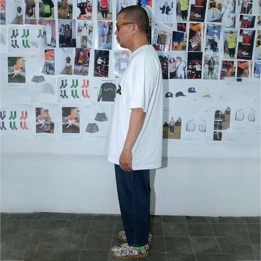 Paper Big Logo Tee - White
