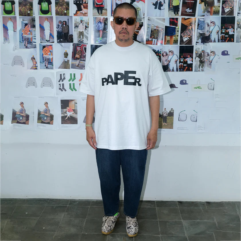 Paper Big Logo Tee - White