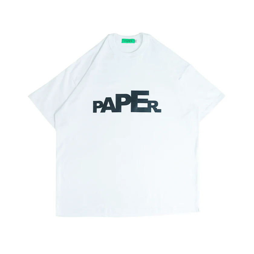 Paper Big Logo Tee - White