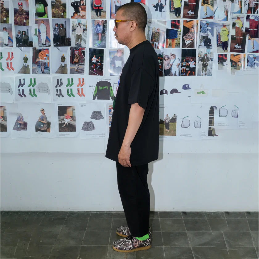 Paper Flow Tee - Black