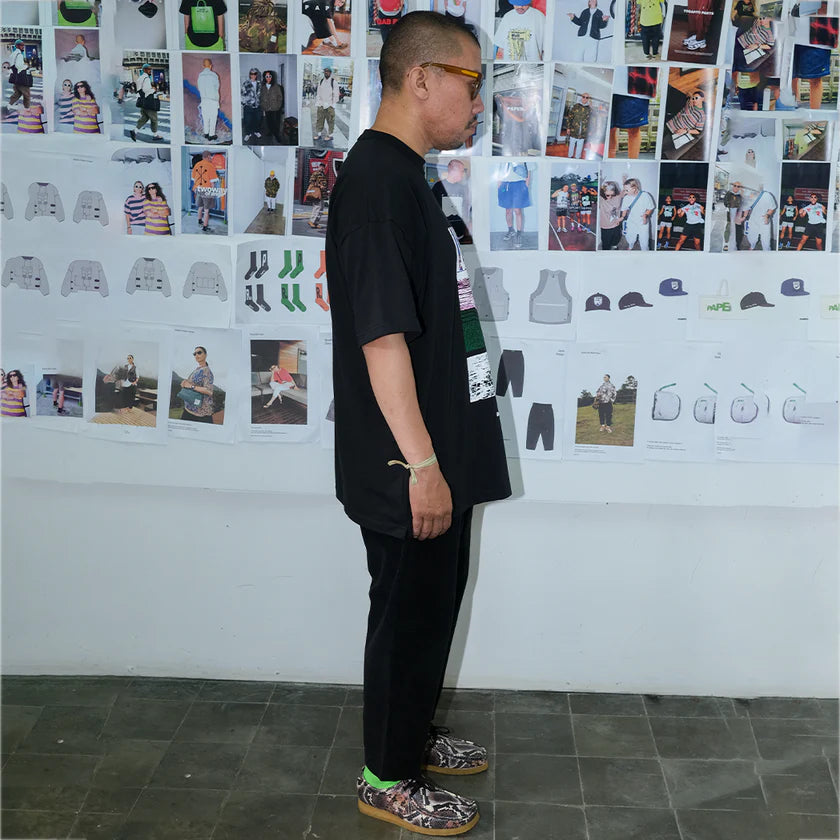 Paper Flow Tee - Black