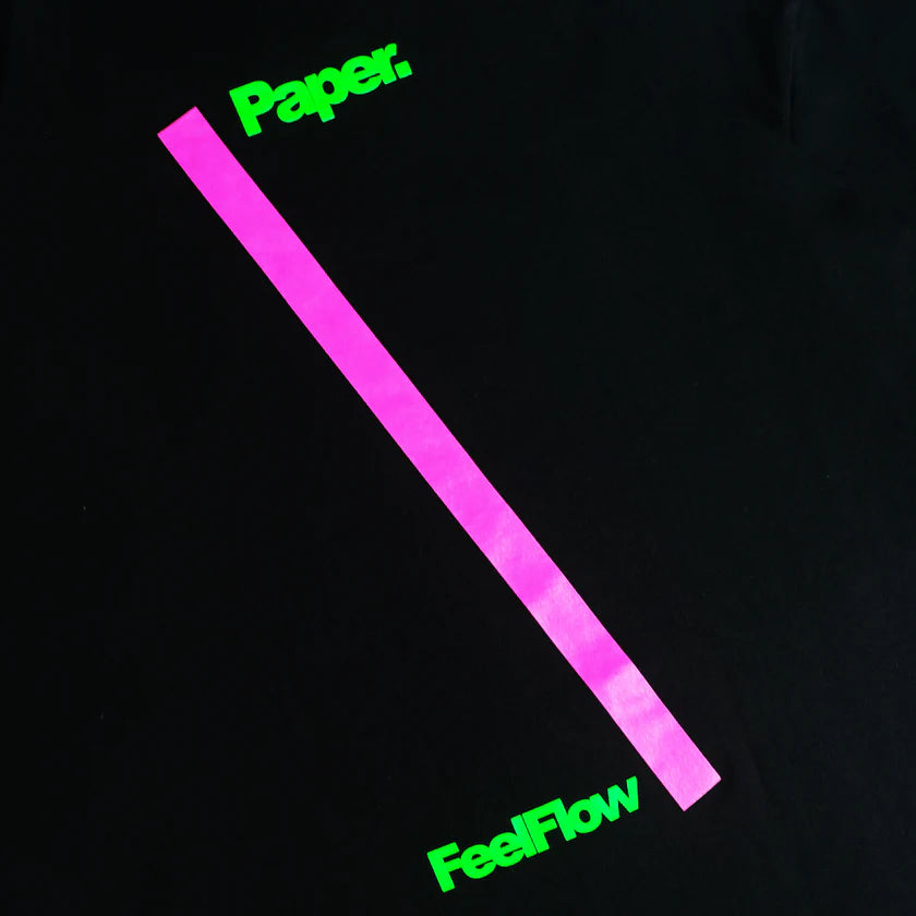 Paper Flow Tee - Black