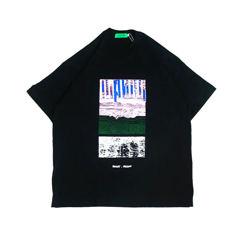 Paper Flow Tee - Black