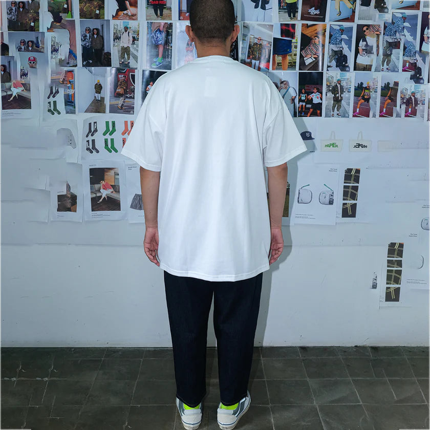 Paper Chest Tee - White