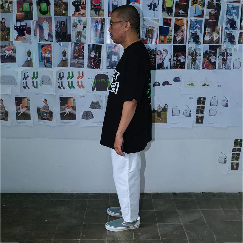 Paper Techno Tee - Black