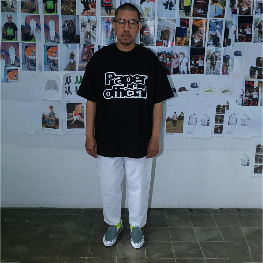 Paper Techno Tee - Black