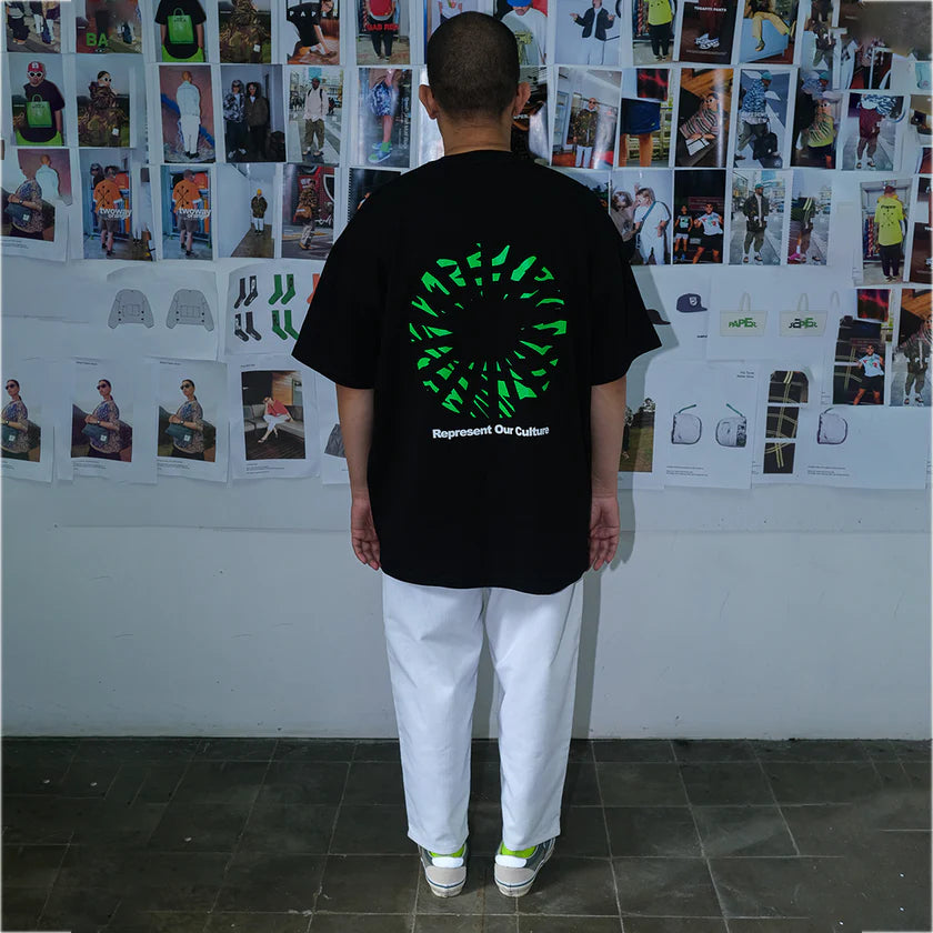 Paper Techno Tee - Black