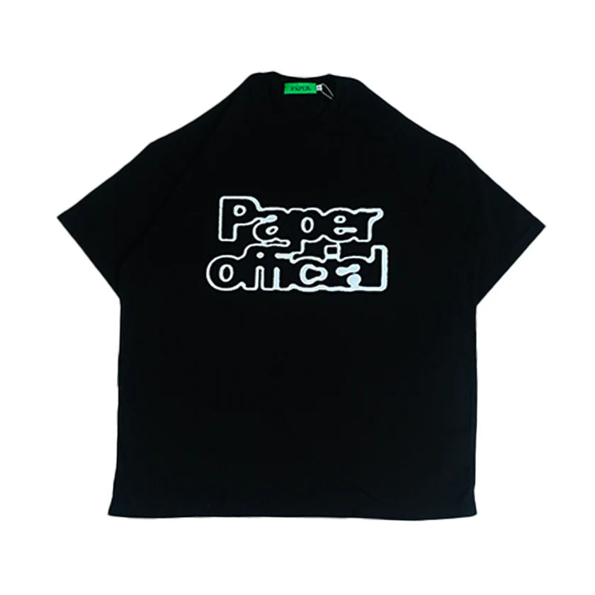 Paper Techno Tee - Black