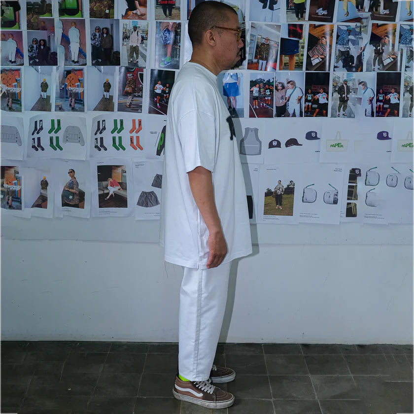 Paper Mosquito Tee - White - Stencil