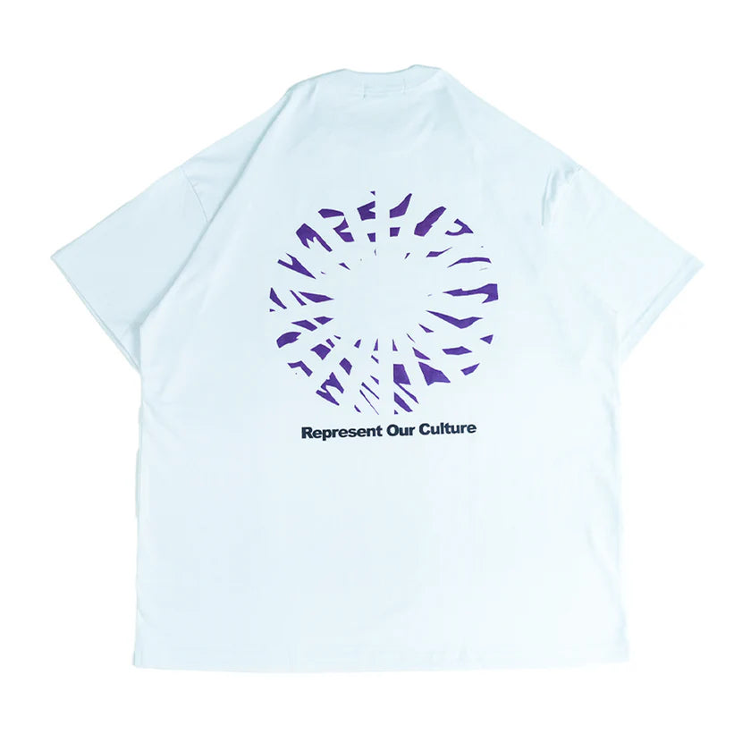 Paper Techno Tee - White - Stencil