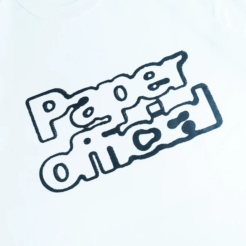 Paper Techno Tee - White - Stencil
