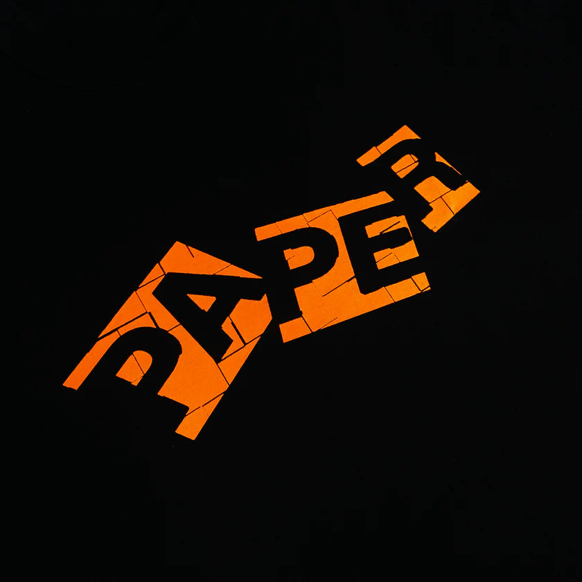 Paper Block Tee - Black