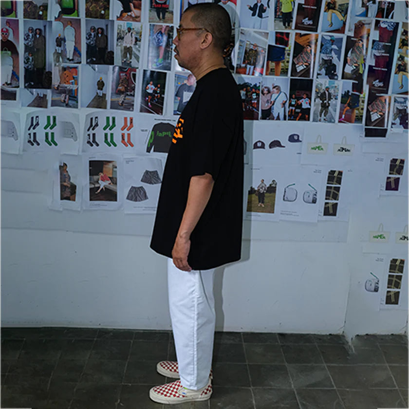 Paper Block Tee - Black