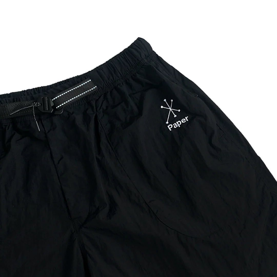 Paper Hiking Short - Black - Stencil