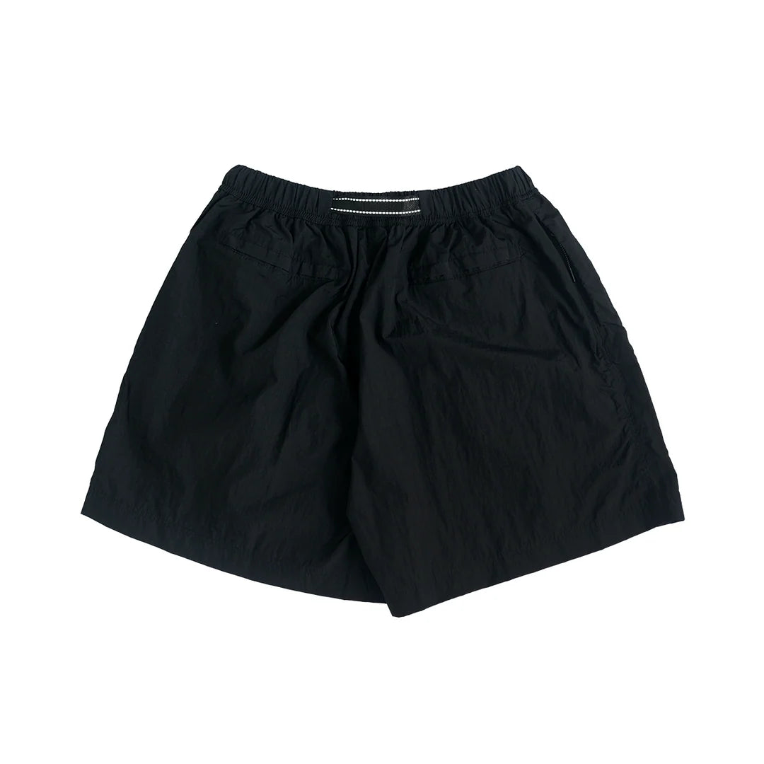 Paper Hiking Short - Black - Stencil