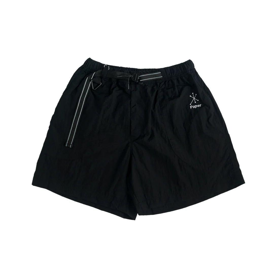Paper Hiking Short - Black - Stencil