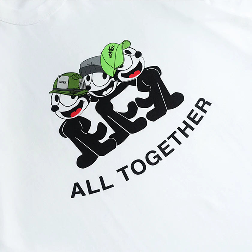 Paper Together Tee - White