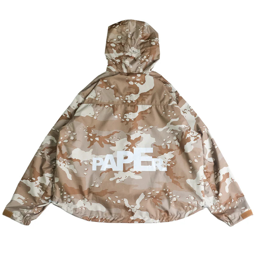 Paper Shell Jacket - Camo Brown