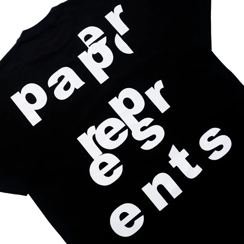 Paper Represent Tee - Black