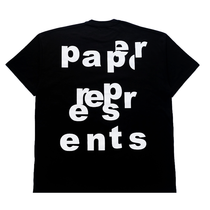 Paper Represent Tee - Black