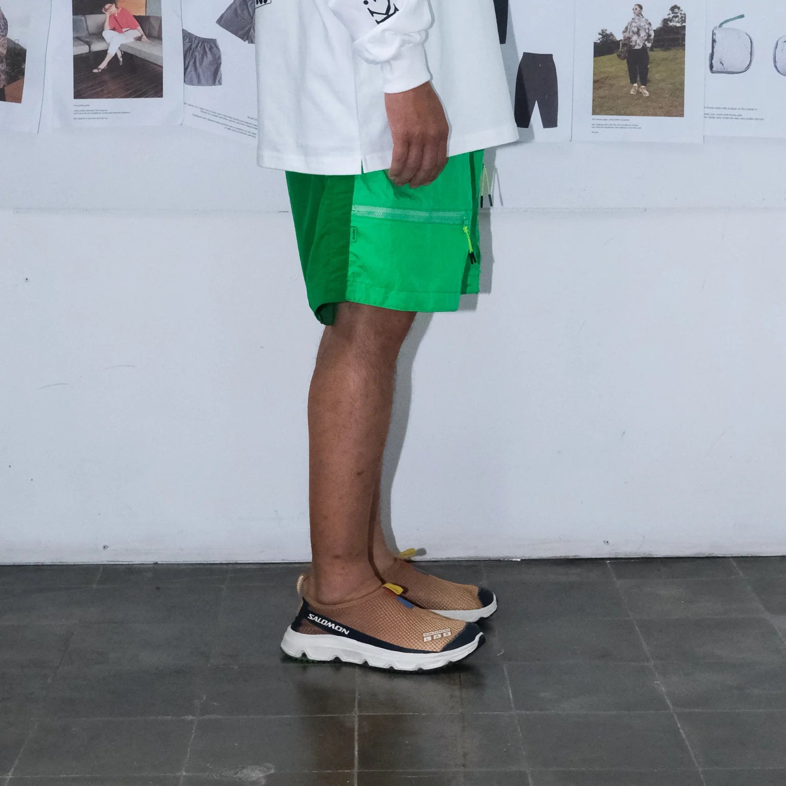 Paper Jippu Short - Green
