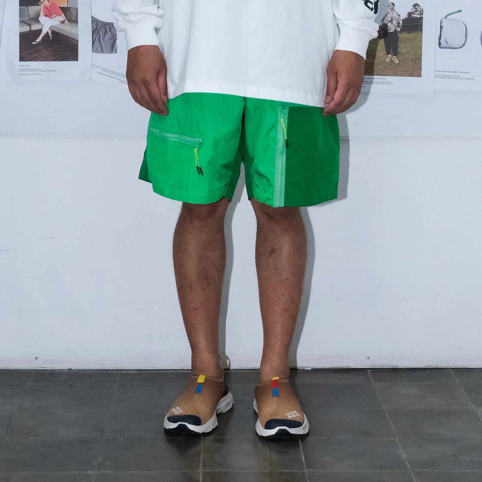 Paper Jippu Short - Green