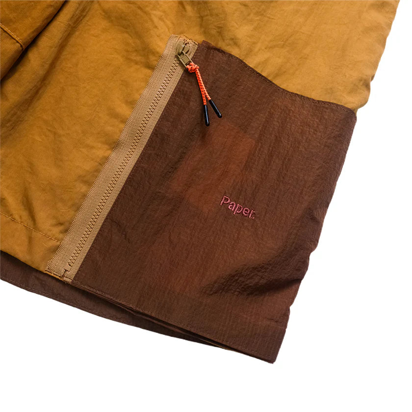 Paper Jippu Short - Brown - Stencil