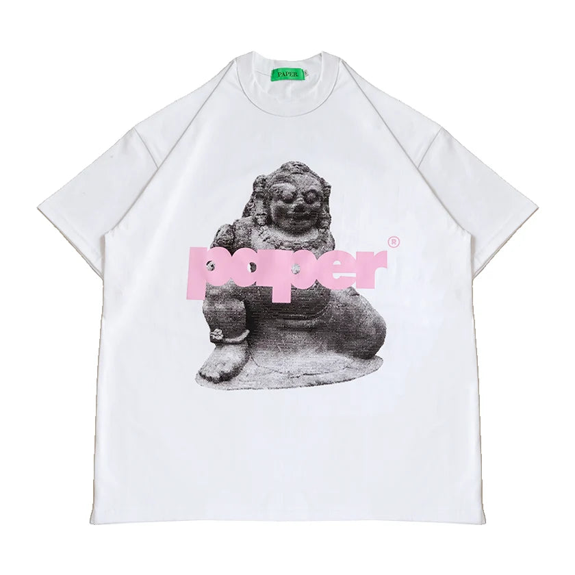 Paper Statue Tee - White