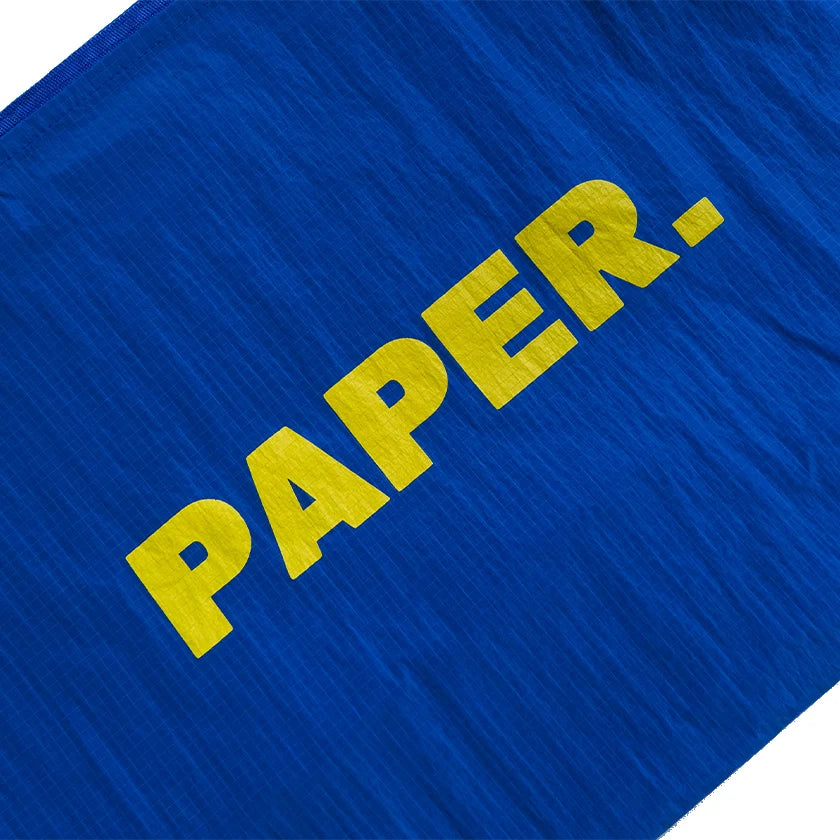 Paper Chanta Totebag - Blue/Yellow - Stencil