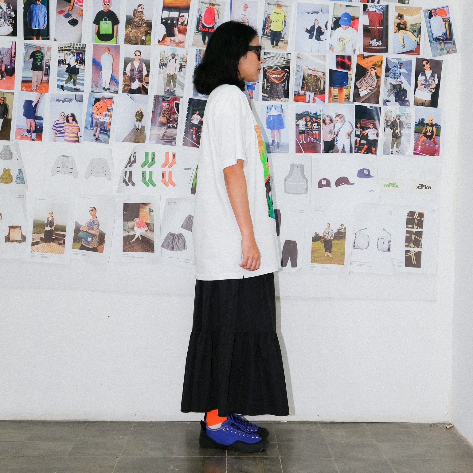 Paper Narsisus Tee - White