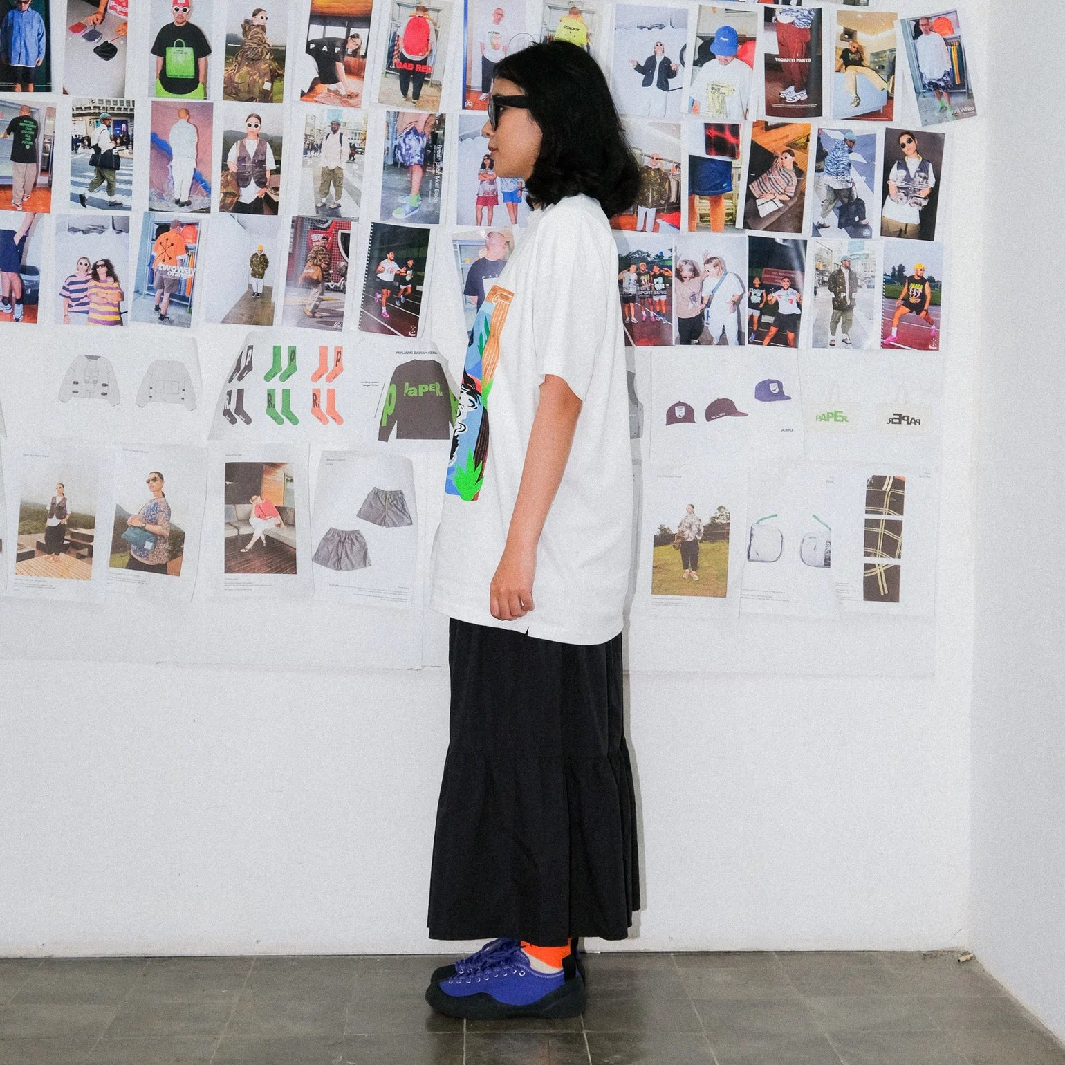 Paper Narsisus Tee - White
