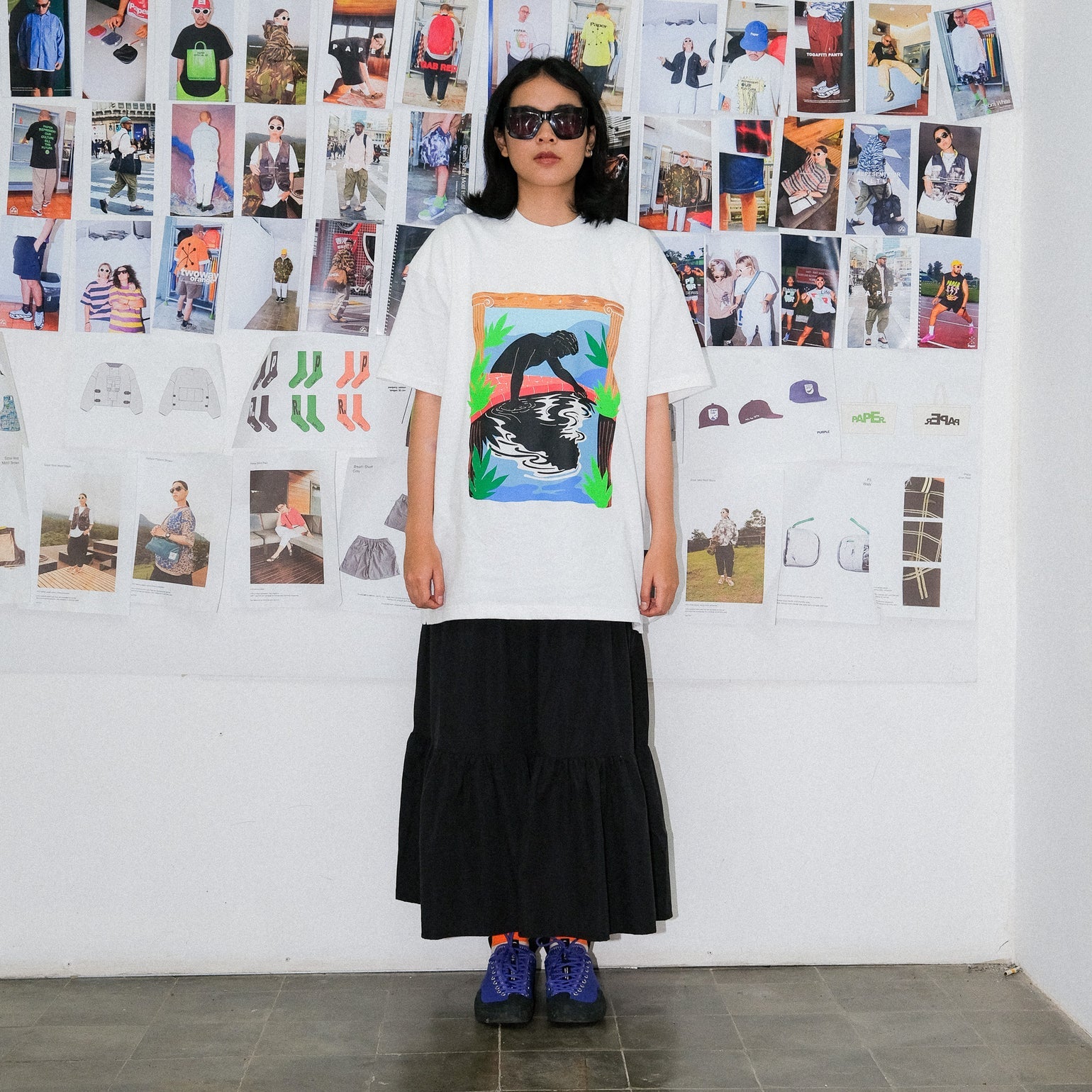 Paper Narsisus Tee - White