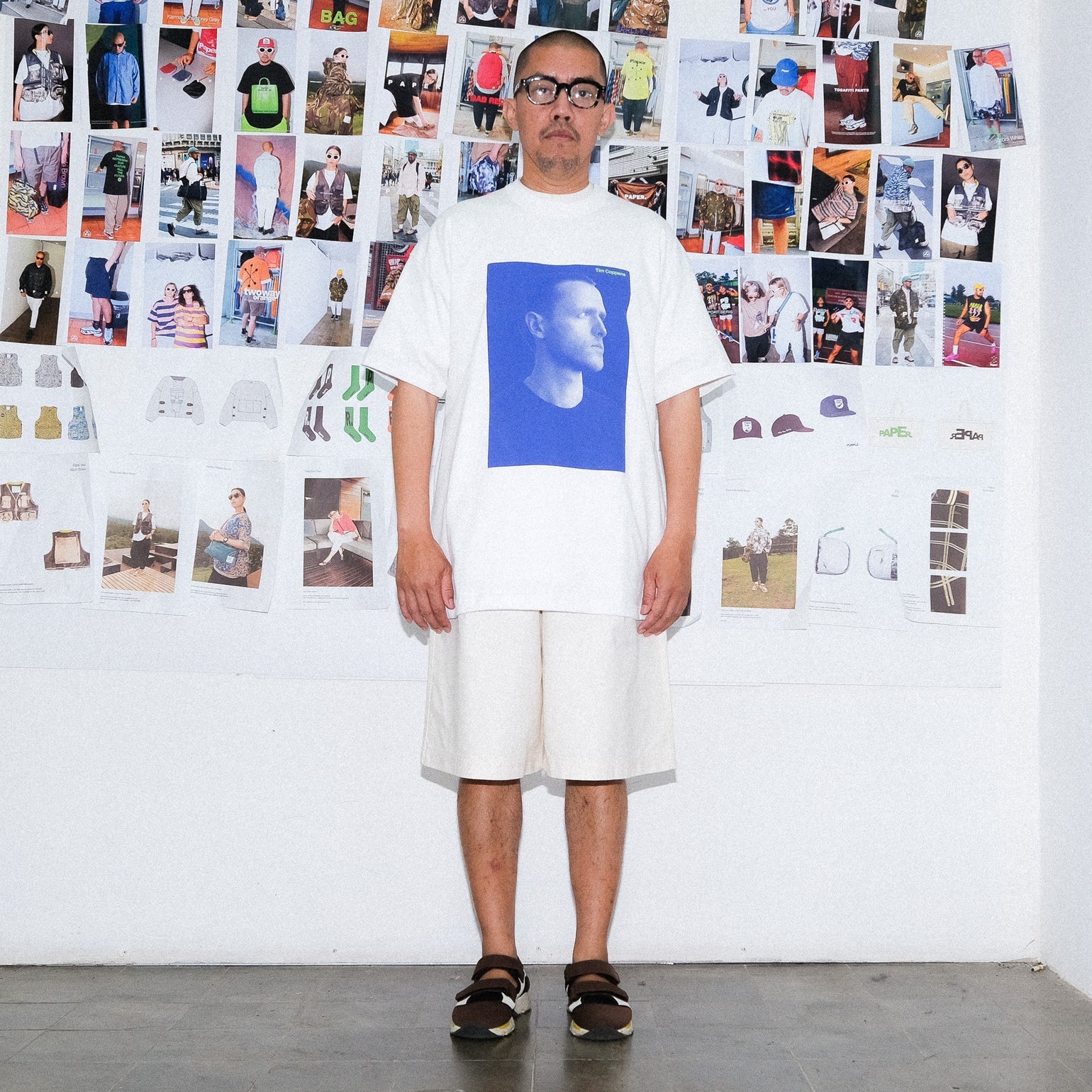 Paper Tim Tee - White - Stencil