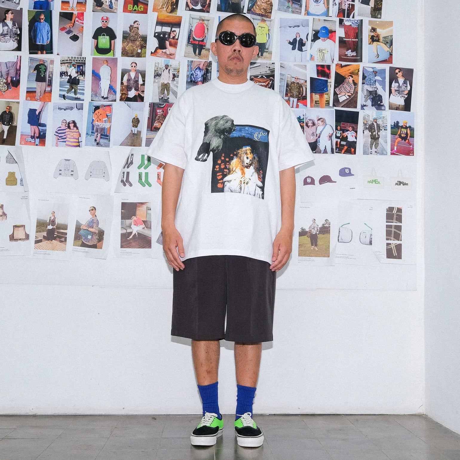 Paper Susana Tee - White - Stencil