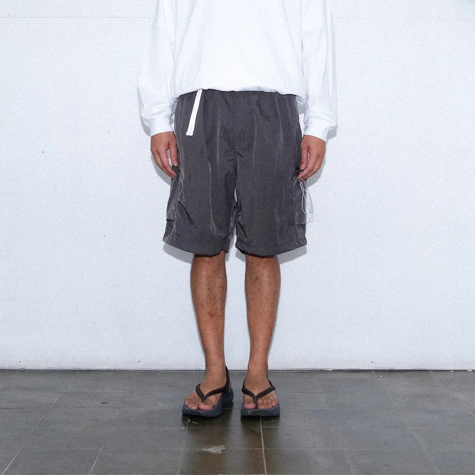 Paper NCS Short - Dark Grey - Stencil