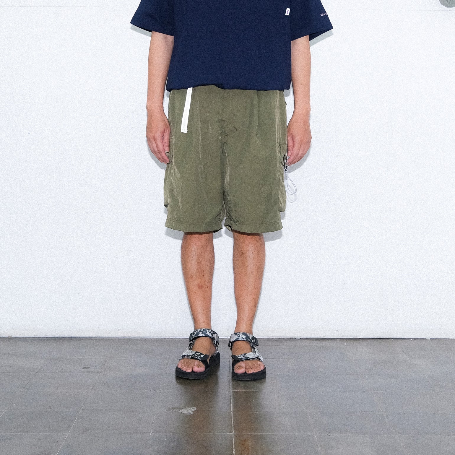 Paper NCS Short - Olive - Stencil