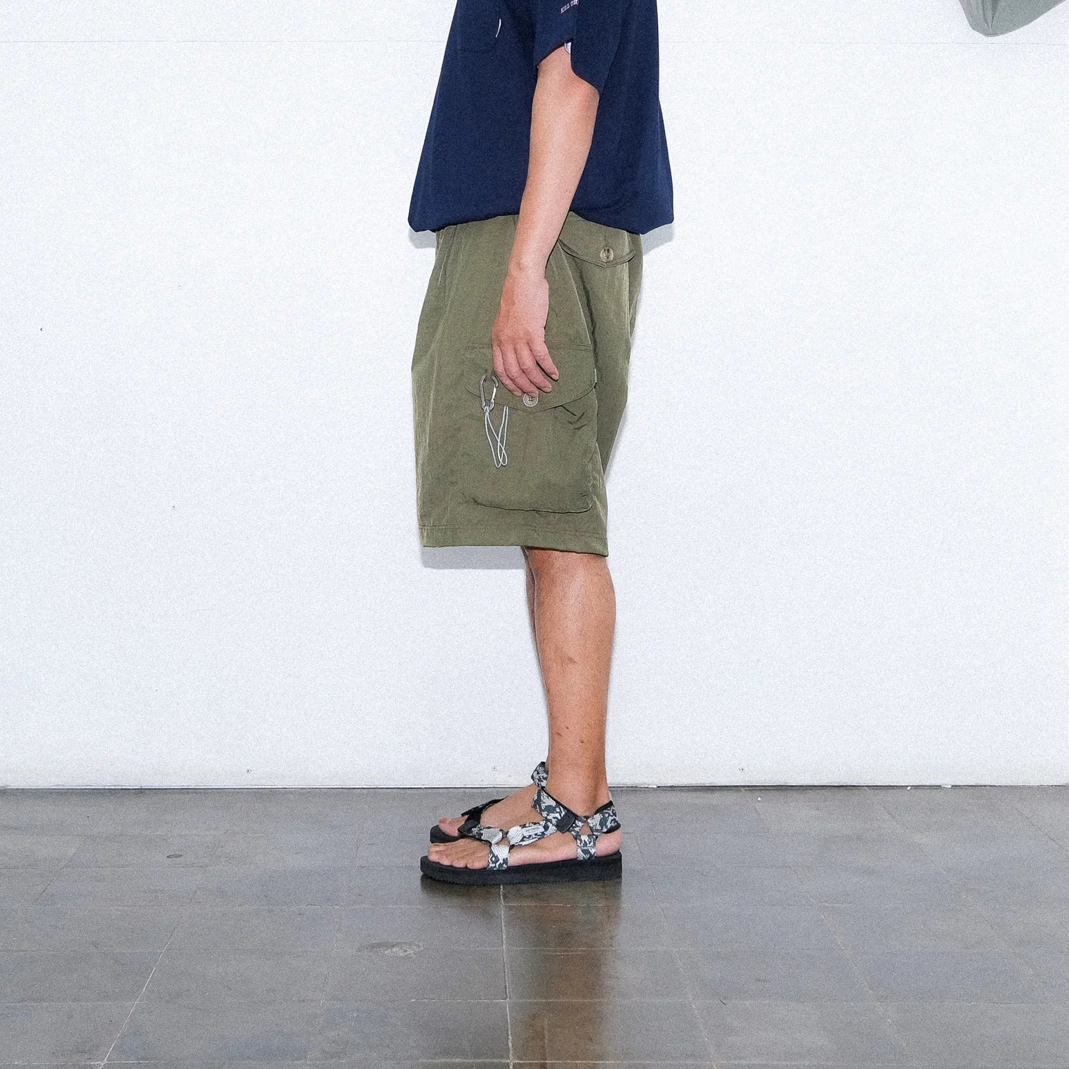 Paper NCS Short - Olive - Stencil