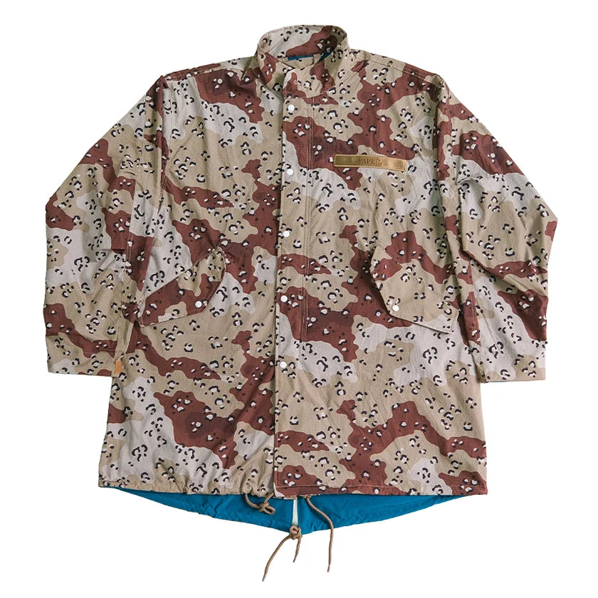 Paper Military Jacket - Camo Brown