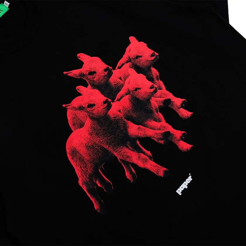 Paper Lamb Tee - Black